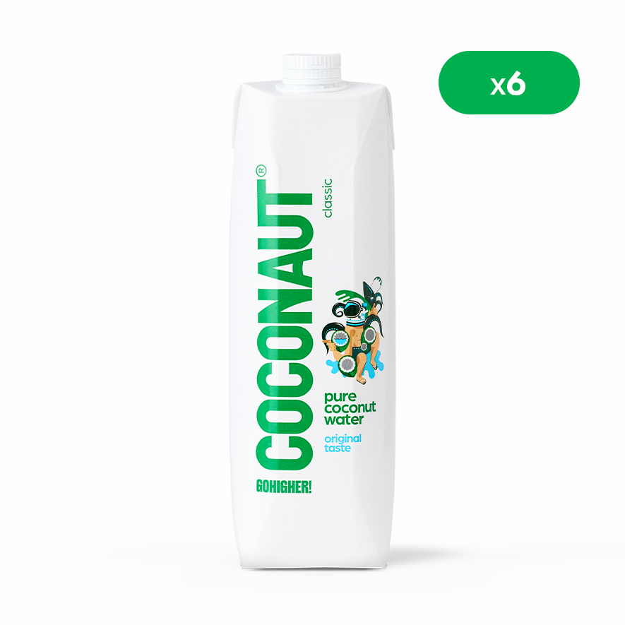COCONAUT Classic kokosų vanduo 1 l Tetra Pak, 6 vnt.