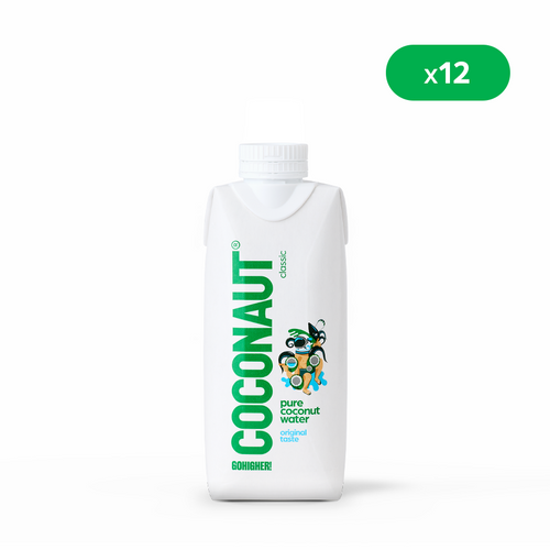 COCONAUT Classic kokosų vanduo 330 ml Tetra Pak, 12 vnt.
