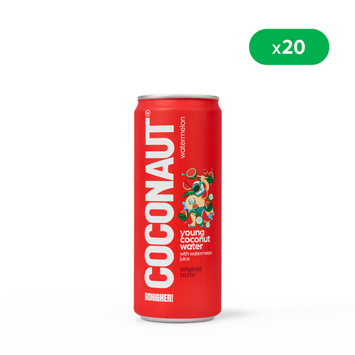 COCONAUT arbūzų skonio kokosų vanduo 320 ml, 20 vnt.