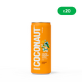 COCONAUT mangų skonio kokosų vanduo 320 ml, 20 vnt.